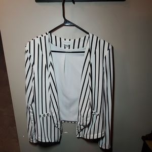 Black and White Suit Jacket